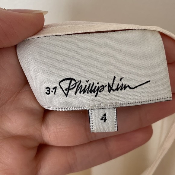 100% Silk 3.1 Phillip Lim Ivory Dress - Picture 6 of 8